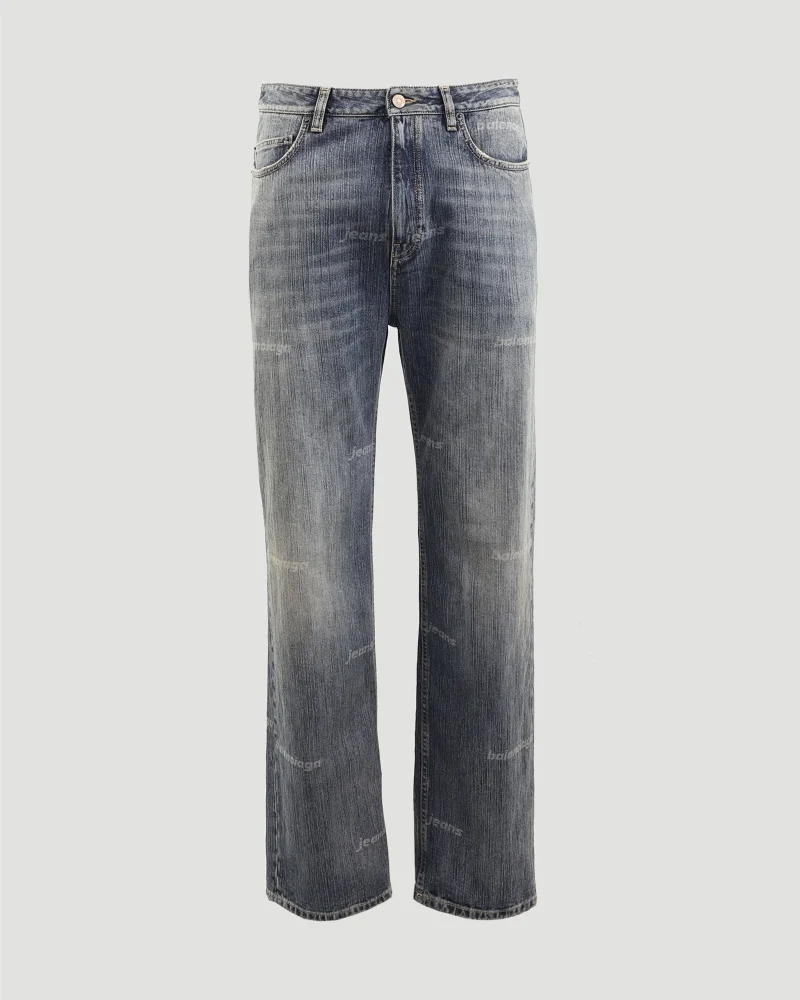 Allover Logo Denim Jeans