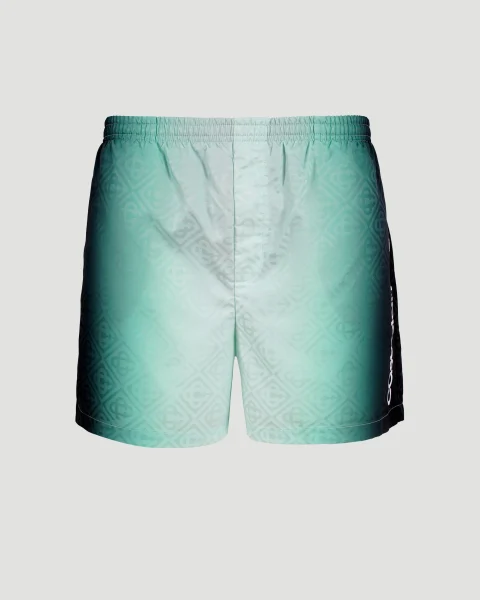 Gradient Monogram Jacquard Swim Shorts