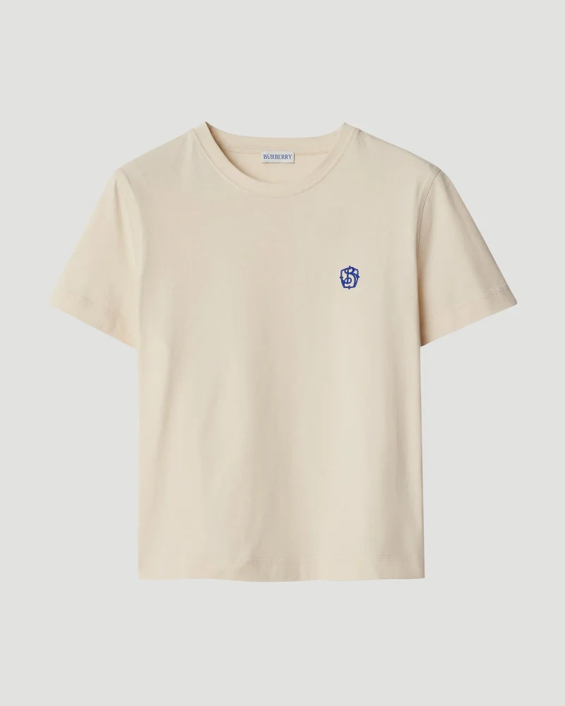 Boxy Cotton T-Shirt in Tundra