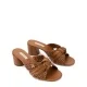 Дамски кафяви чехли Suncity Casadei — снимка 3