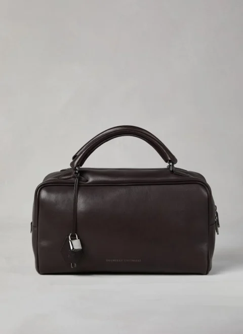 Кожена чанта 'Boston' Brunello Cucinelli
