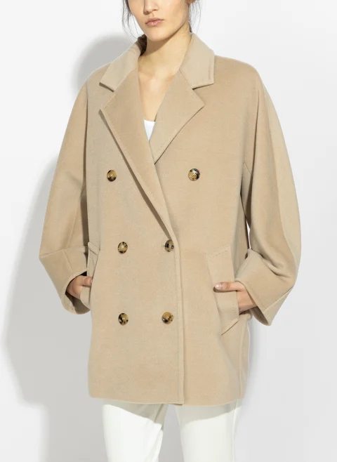 Палто от фина вълна и кашмир Max Mara '101801 Icon Coat' Rebus — снимка 3