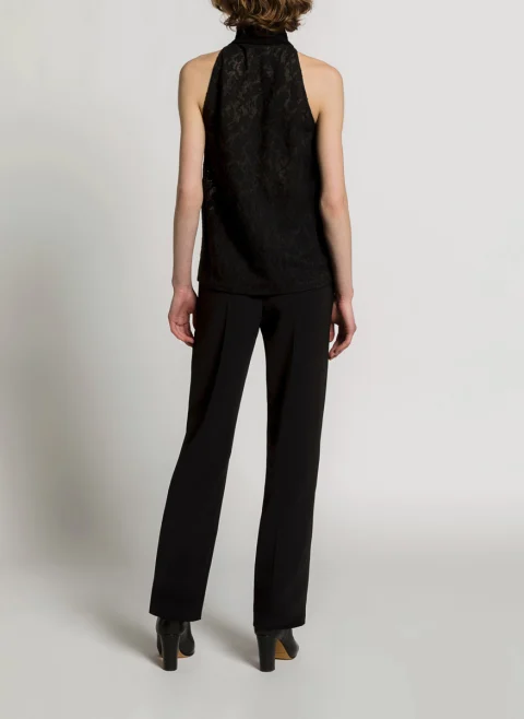 Топ от дантела Alberta Ferretti — снимка 3