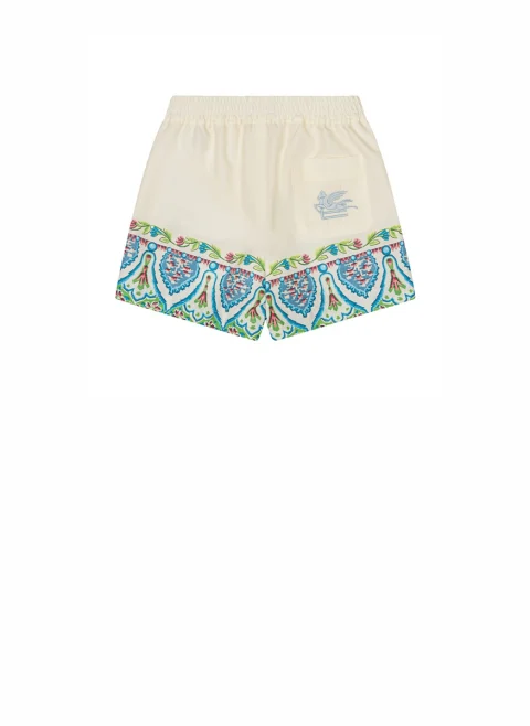 Къс панталон с 'Paisley' принт Etro Kids — снимка 2