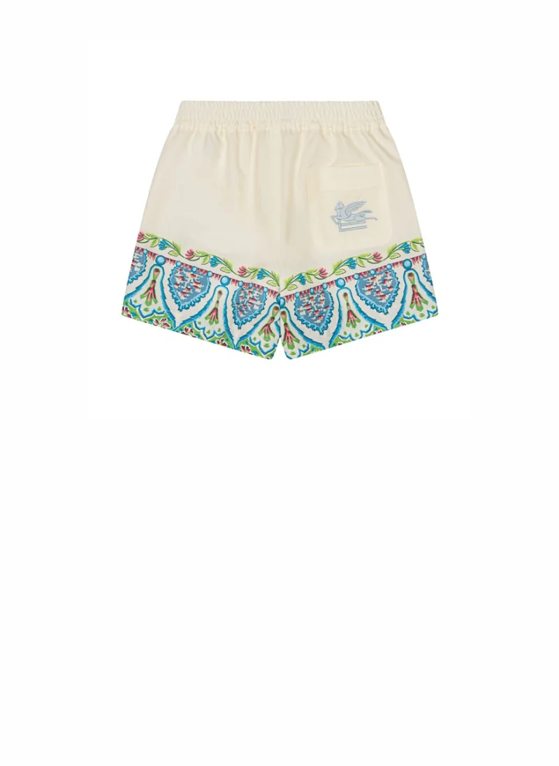 Къс панталон с 'Paisley' принт Etro Kids — снимка 2