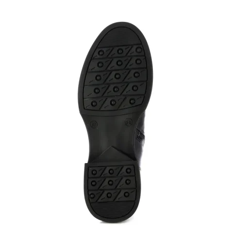 Дамски Равни Боти CARLO FABIANI – 261-1120 BLACK NAPLACK — снимка 4