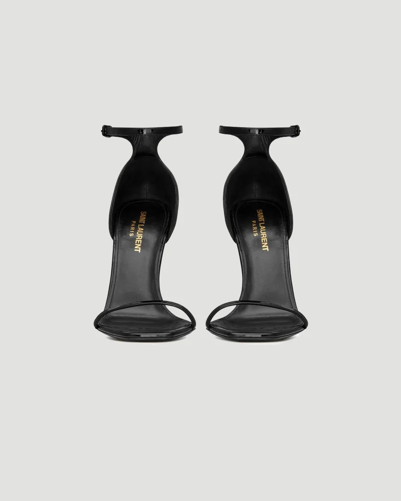 Opyum 110 Sandals in Black Patent Leather — снимка 3