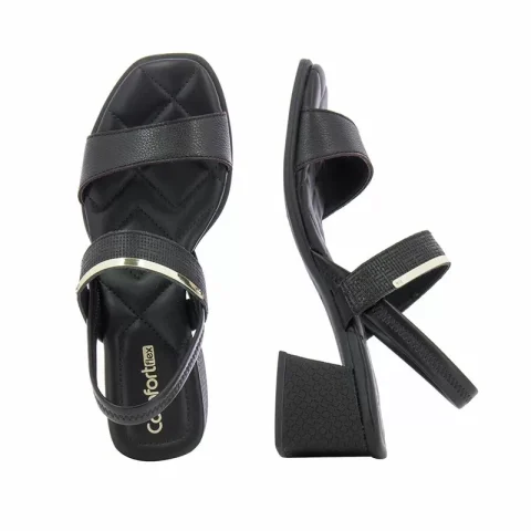 Дамски Сандали На Ток COMFORTFLEX – 2271401-2 BLACK — снимка 5