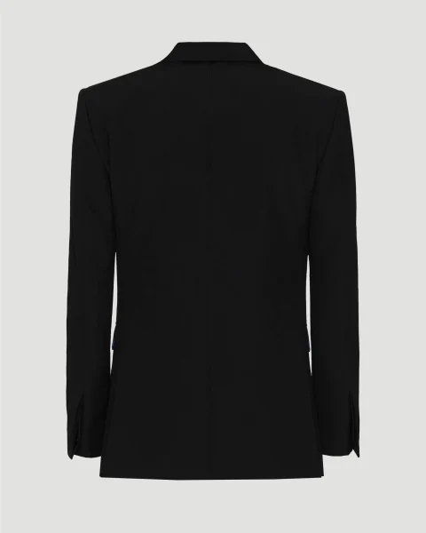 Slim Fit Jacket in Wool with 2G Clip — снимка 2