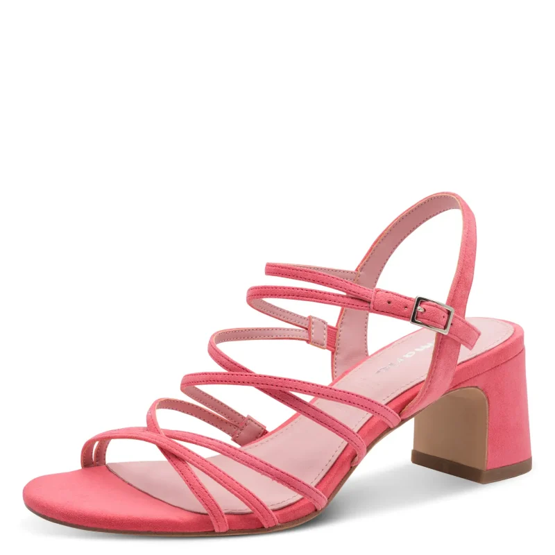 Дамски Сандали На Ток TAMARIS – 1-28325-46-510 PINK — снимка 3