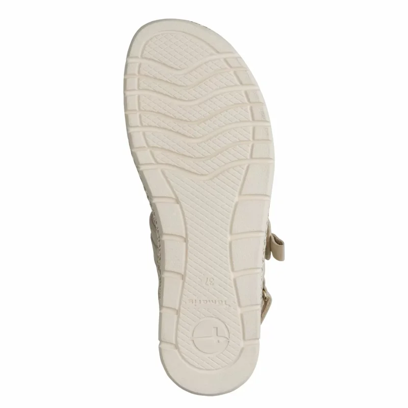 Дамски Сандали На Платформа TAMARIS – 1-28264-44-179 CHAMPAGNE — снимка 6
