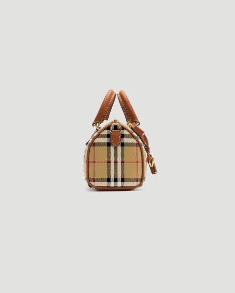 Mini Check Bowling Bag — снимка 3