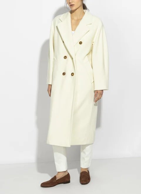 Палто от фина вълна Max Mara Madame — снимка 4