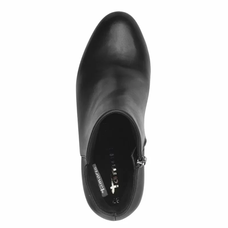 Дамски Боти На Ток TAMARIS – 1-25329-43-003 BLACK LEATHER — снимка 5