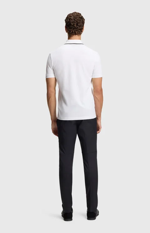 Поло-шърт ACTIVE SLIM FIT с контрастни кантове — снимка 3