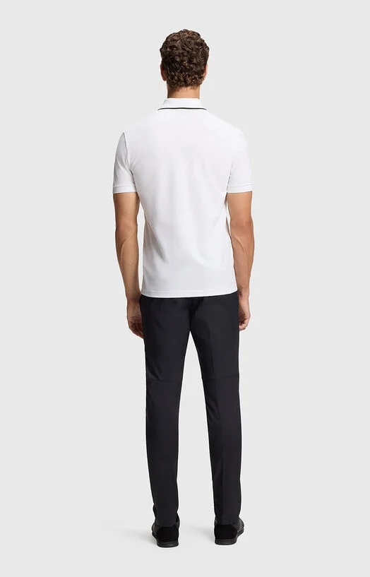 Поло-шърт ACTIVE SLIM FIT с контрастни кантове — снимка 3