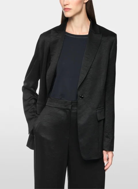 Сатенирано сако 'Crinkled effect' Marc Cain Collections