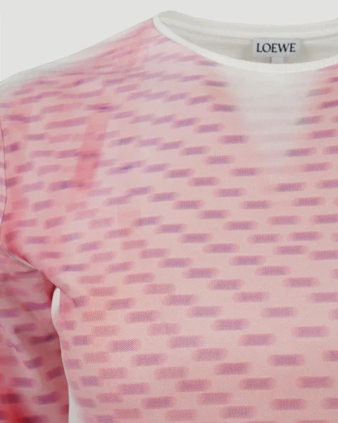 Short Sleeve Top in Mesh — снимка 3
