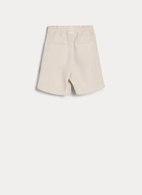 Бермуди от лен Brunello Cucinelli Kids 4-6 — снимка 2