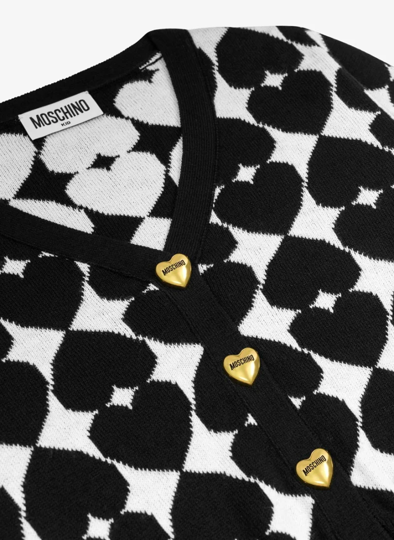 Жилетка с принт Moschino Kids — снимка 2