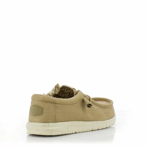 Мъжки Ежедневни HEY DUDE – 40700-265 WALLY STRETCH TAN — снимка 2