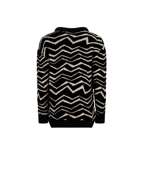 Пуловер с принт 'Zig-Zag' Missoni Kids — снимка 2