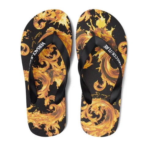 Дамски чехли с принт VERSACE JEANS — снимка 4