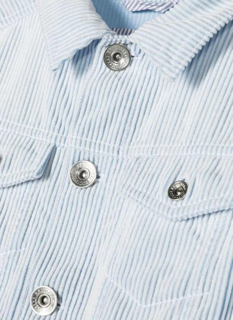 Яке от рипсено кадифе Brunello Cucinelli Kids 8-10 — снимка 3
