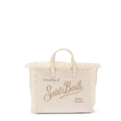 Дамска чанта кадифе Mini Vanity SAINT BARTH