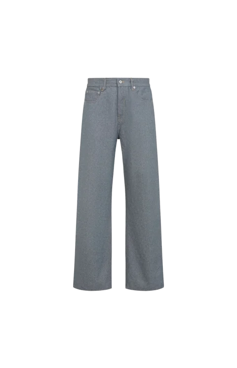 Nîmes Embroidered-Pocket Jeans