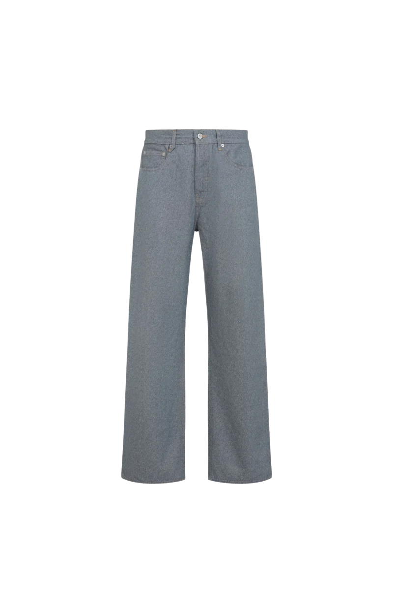 Nîmes Embroidered-Pocket Jeans