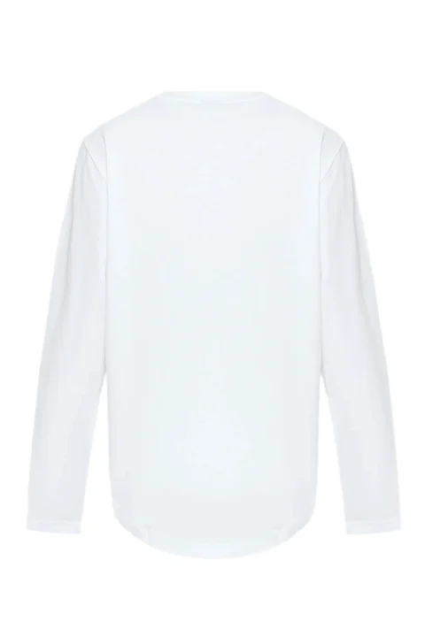 Блуза Klj Reg Ls Curved Hem A1M17043 100 white — снимка 2