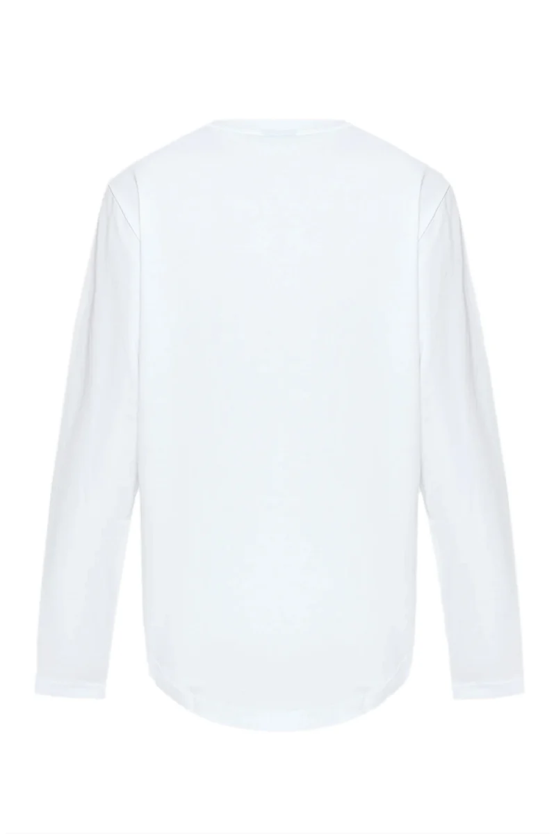 Блуза Klj Reg Ls Curved Hem A1M17043 100 white — снимка 2