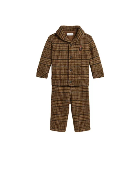Комплект за бебе 'Check' Ralph Lauren Kids