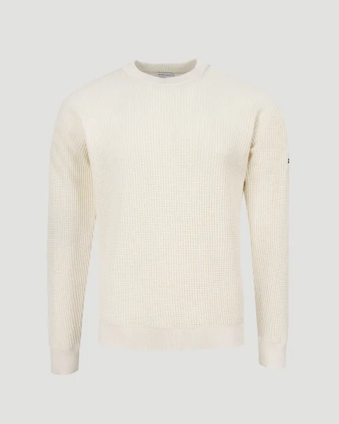 Cotton Jumper in Chalk