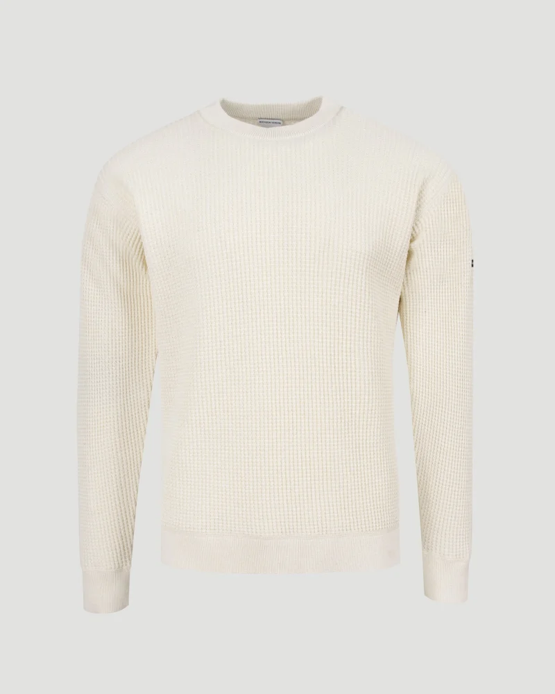 Cotton Jumper in Chalk