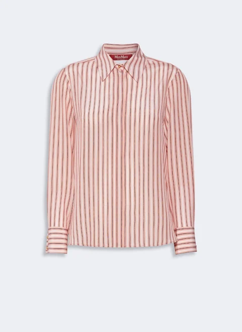Раирана риза от коприна Max Mara Studio Mstflirt