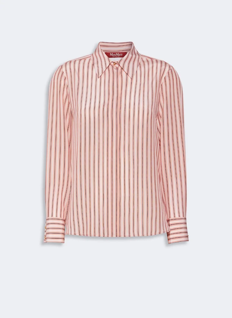 Раирана риза от коприна Max Mara Studio Mstflirt