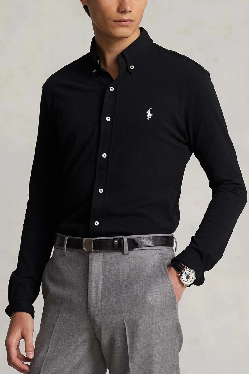 Риза Lsfbbdm5-Long Sleeve 710654408089 001 black — снимка 2