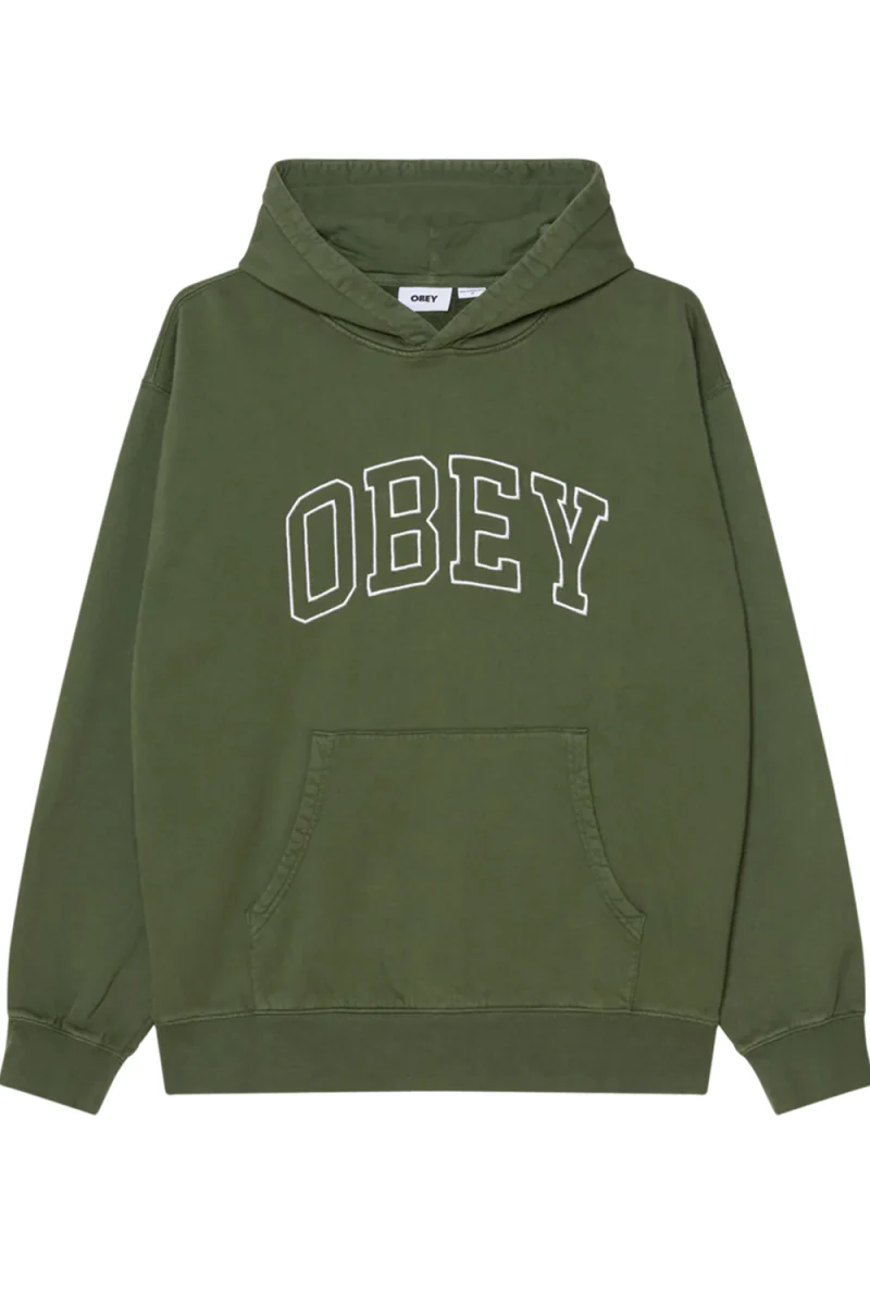 Суичър Collegiate Faded Hood Fleece 112470263 KBG kombu green faded wash