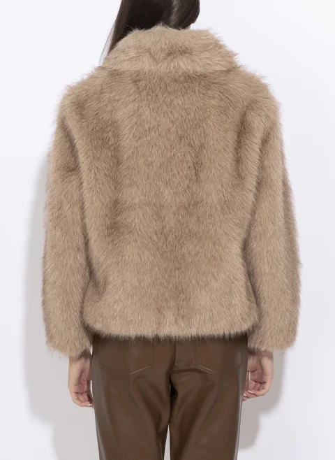 Късо палто 'Faux fur' 'S Max Mara Smmalce — снимка 3