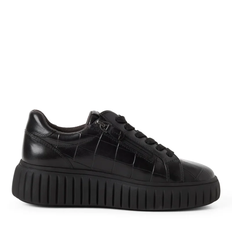 Дамски Сникърс TAMARIS – 1-23767-47-028 BLACK CROCO — снимка 2