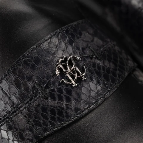 Мъжки черни мокасини Roberto Cavalli — снимка 10