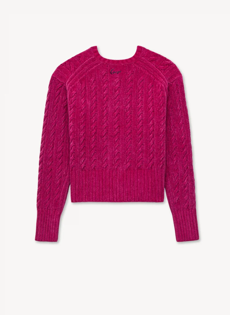 Жилетка 'Cable-knit' от кадифе Kenzo — снимка 6