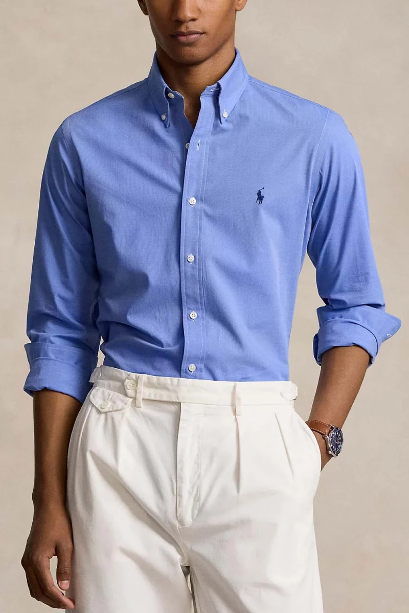 Риза Bistrch Poplin-Cubdppcs 710928255003 400 blue — снимка 2