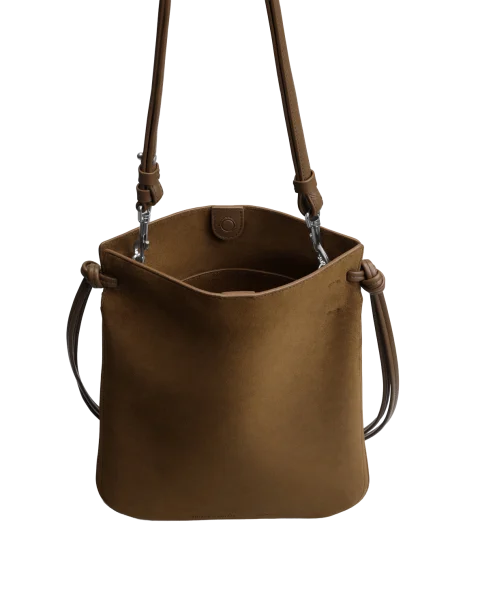 Gig Pouch in Toffee Suede — снимка 2