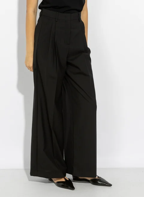 Панталон от фина вълна Weekend Max Mara Wkdovvio — снимка 2