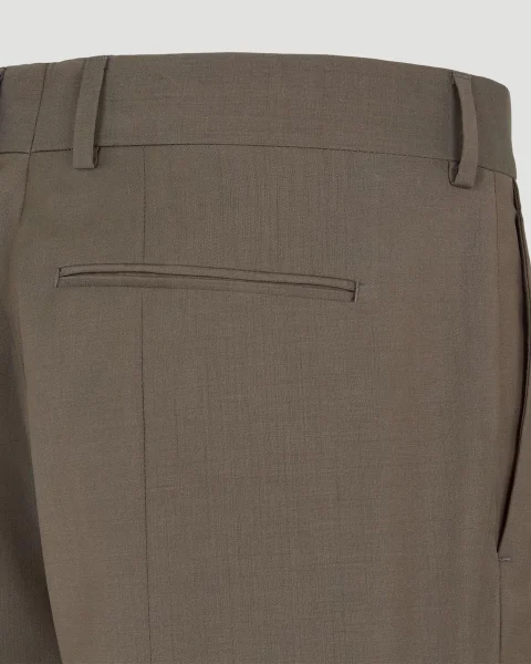 Wool Trousers in Green — снимка 3