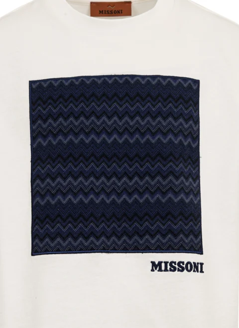 Тишърт със 'Zig-Zag' мотив Missoni Kids — снимка 3