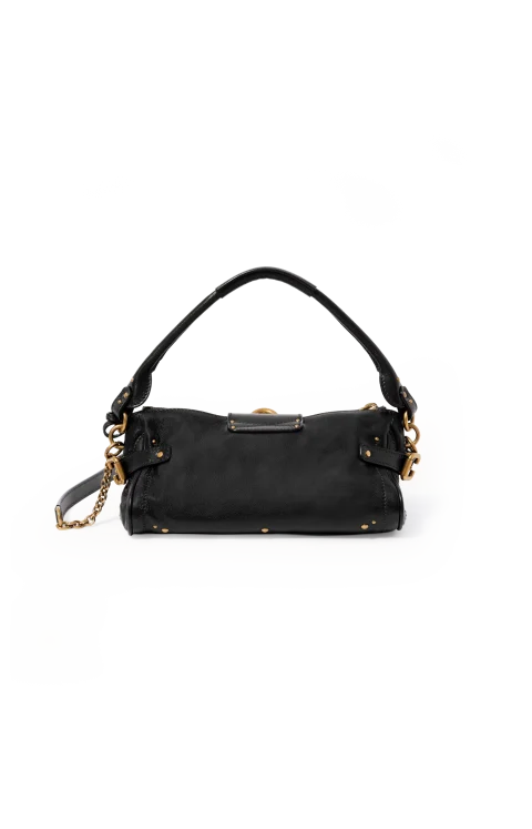 Small Paddington Bag with Strap in Grained Leather — снимка 2